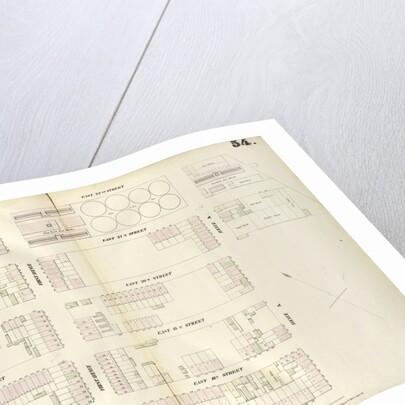 Map bounded by East 22nd Street, East River, East 20th Street, Avenue A, East 17th Street, Second Avenue. 1852, 1854 by Anonymous