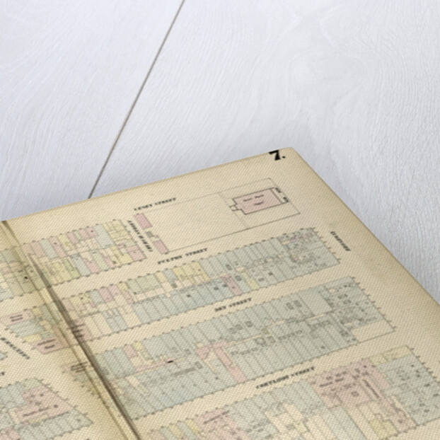 Map bounded by Vesey Street, Broadway, Liberty Street, West Street. 1852, 1854 by Anonymous