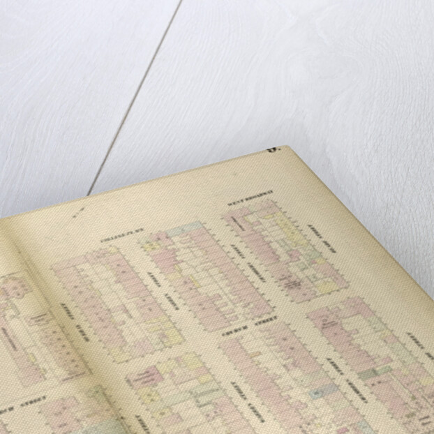 Map bounded by Greenwich Street, Barclay Street, College Place, West Broadway, Reade Street, Broadway, Vesey Street. 1852, 1854 by Anonymous