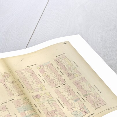 Map bounded by Greenwich Street, Barclay Street, College Place, West Broadway, Reade Street, Broadway, Vesey Street. 1852, 1854 by Anonymous