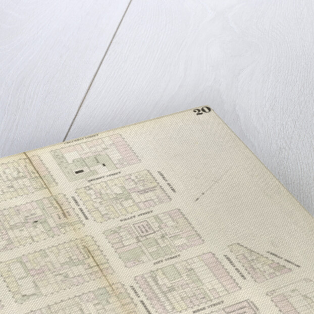 Map bounded by Rivington Street, Columbia Street, Grand Street, Division Street, Attorney Street. 1852, 1854 by Anonymous