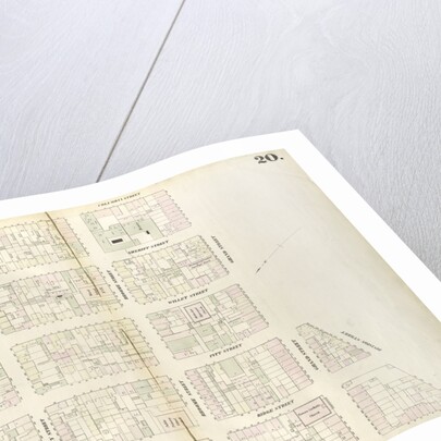 Map bounded by Rivington Street, Columbia Street, Grand Street, Division Street, Attorney Street. 1852, 1854 by Anonymous