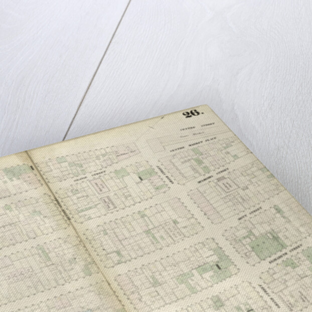 Map bounded by Broome Street, Bowery, Bayard Street, Orange Street, White Street, Centre Street. 1852, 1854 by Anonymous