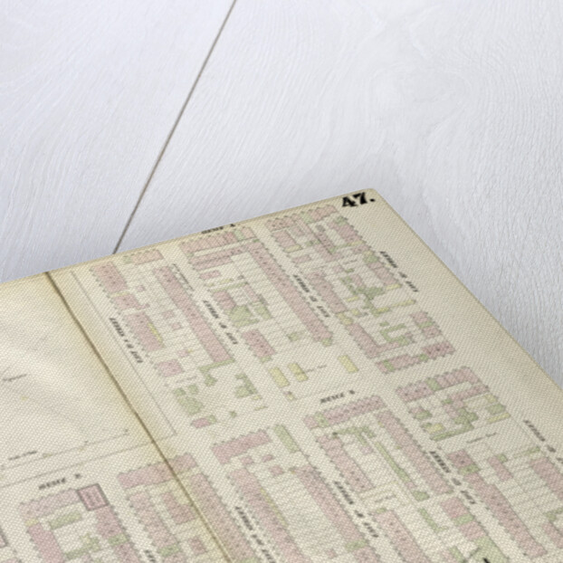 Map bounded by East 13th Street, Avenue C, Sixth Street, Avenue A. 1852, 1854 by Anonymous
