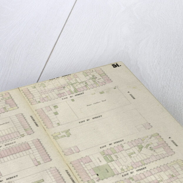 Map bounded by East 15th Street, Livingston Place, East 17th Street, Aveneu A East 12th Streeet, Second Avenue. 1852, 1854 by Anonymous