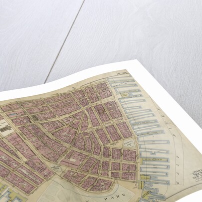 Bounded by Liberty Street, Maiden Lane, South Street East River, Piers 1-18, White Hall Street, State Street Battery Park, Battery Place,and Hudson River, Piers A, 1-14 West Street, New York by Anonymous