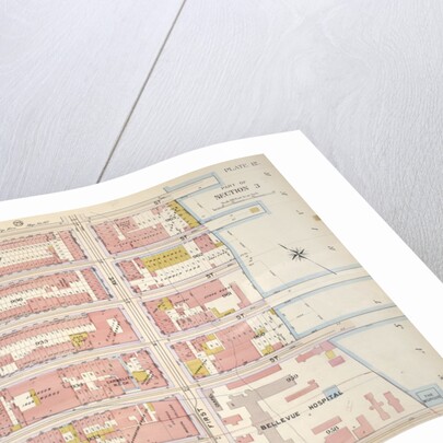 Bounded by E. 32nd Street, East River Piers First Avenue, E. 26th Street and Third Avenue, New York by Anonymous