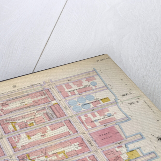 Bounded by E. 42nd Street, East River Piers First Avenue, E. 37th Street and Third Avenue, New York by Anonymous