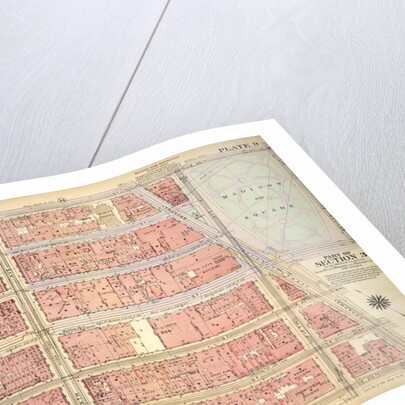 Bounded by W. 26th Street, Fifth Avenue, Broadway, E. 20th Street, W. 20th Street and Seventh Avenue, New York by Anonymous