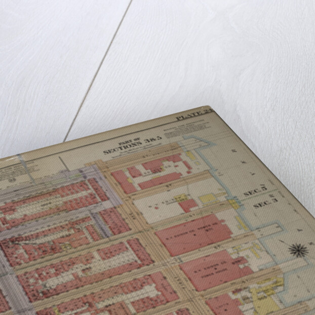 Bounded by E. 42nd Street, East River Docks First Avenue, E. 37th Street and Third Avenue, New York by Anonymous