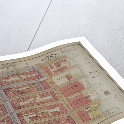 Bounded by E. 42nd Street, East River Docks First Avenue, E. 37th Street and Third Avenue, New York by Anonymous