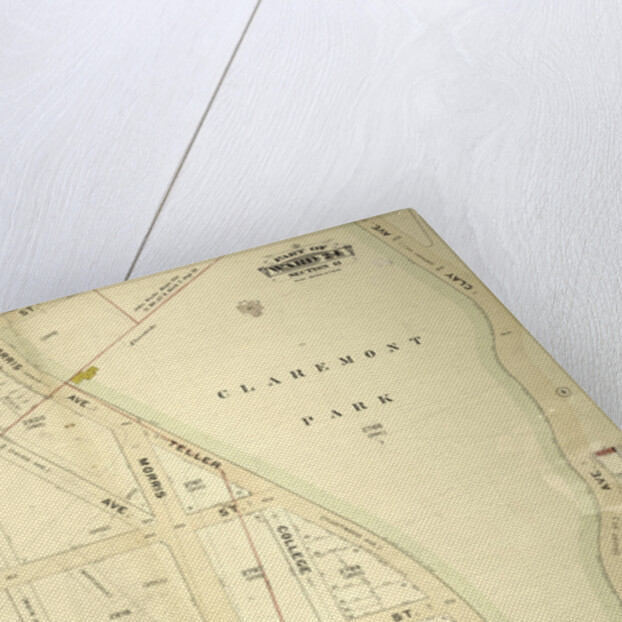 Part of Ward 24, Section 11. Bounded by Belmont Street, Clay Avenue, E. 170th Street and Walton Avenue, New York by Anonymous