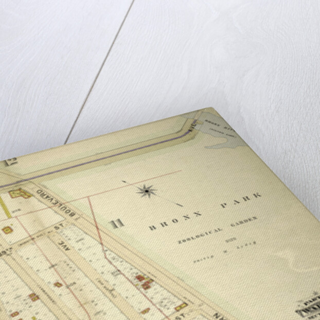 Part of Ward 24, Section 11. Bounded by Pelham Avenue Bronx Park, Southern Boulevard, E. 185th Street, Cambreleng Avenue, Crescent Avenue by Anonymous