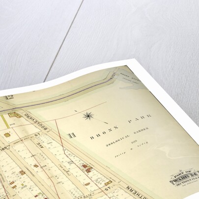 Part of Ward 24, Section 11. Bounded by Pelham Avenue Bronx Park, Southern Boulevard, E. 185th Street, Cambreleng Avenue, Crescent Avenue by Anonymous