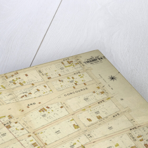 Part of Ward 24, Section 11. Bounded by Morris Avenue, E. 183rd Street, Webster Avenue, E. 179th Street, Valentine Avenue E. 179th Street and Burnside Avneue, New York by Anonymous