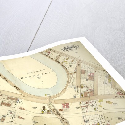 Part of Ward 24, Section 12. Bounded by E. 210th Street, Reservoir Oval West, Perry Avenue, E. 205th Street, Bainbridge Avenue, E. Mosholu Parkway North and Jerome Avenue, New York by Anonymous