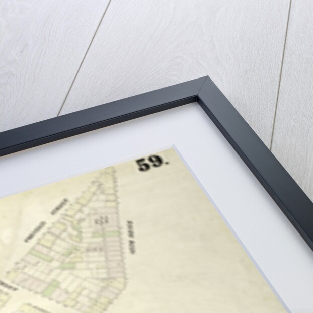 Map bounded by Barrow Street, Commerce Street, Bleecker Street, Cornelia Street, Sixth Avenue, Hancock Street, Hamersly Street, Hudson Street, New York by Anonymous