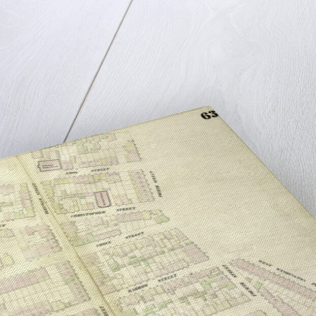 Map bounded by Amos Street, Charles Street, West 4th Street, West Washington Place, Sixth Avenue Cornelia Street, Bleecker Street, Carmine Commerce Street, Barrow Street, Hudson Street, New York by Anonymous