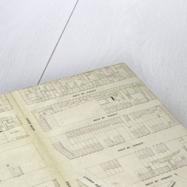 Map bounded by West 17th Street, Eighth Avenue, Gansevoort Street, West 13th Street, Tenth Avenue, New York by Anonymous