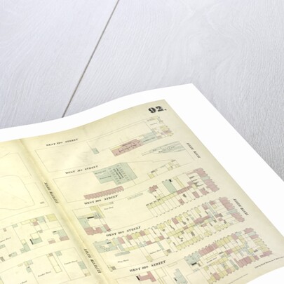 Map bounded by West 32nd Street, Tenth Avenue, West 27th Street, Eleventh Avenue, New York by Anonymous