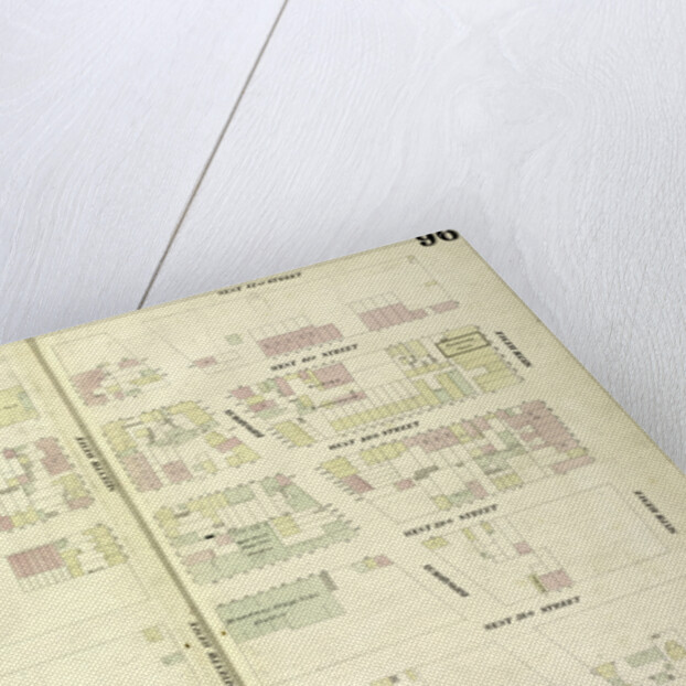 Map bounded by West 42nd Street, Sixth Avenue, West 37th Street, Eighth Avenue, New York by Anonymous