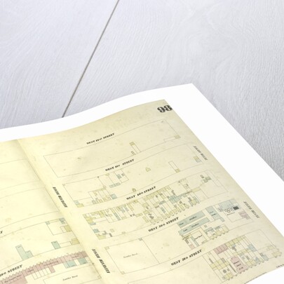 Map bounded by West 42nd Street, Tenth Avenue, West 37th Street, Eleventh Avenue, New York by Anonymous