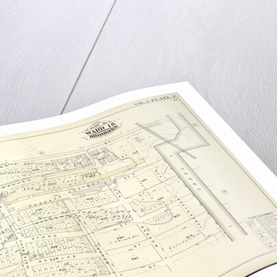 Map bound by Grand St., Canal, Meserole St., Old Bushwick Ave., Bushwick Ave; Including Maujer St., Ten Eyck St., Meadow St., Stagg St., Scholes St., La Grange St., Waterbury St., Bogart St., Morgan Ave., Vandervoort Ave., New York by Anonymous