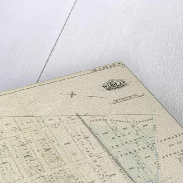 Map bound by City Line, Cemetery Lane, Central Ave., Weirfield; Including Irving Ave., Knickerbocker Ave., Hamburg St., Margaretta St., Eldert St., Covert St., Schaeffer St., Van Voorhees St., Cooper St., Moffat St., Fairfax St., Pilli., New York by Anonymous