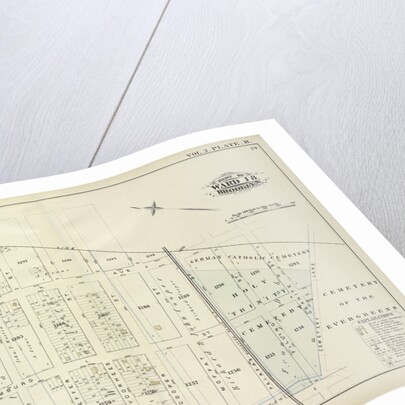 Map bound by City Line, Cemetery Lane, Central Ave., Weirfield; Including Irving Ave., Knickerbocker Ave., Hamburg St., Margaretta St., Eldert St., Covert St., Schaeffer St., Van Voorhees St., Cooper St., Moffat St., Fairfax St., Pilli., New York by Anonymous