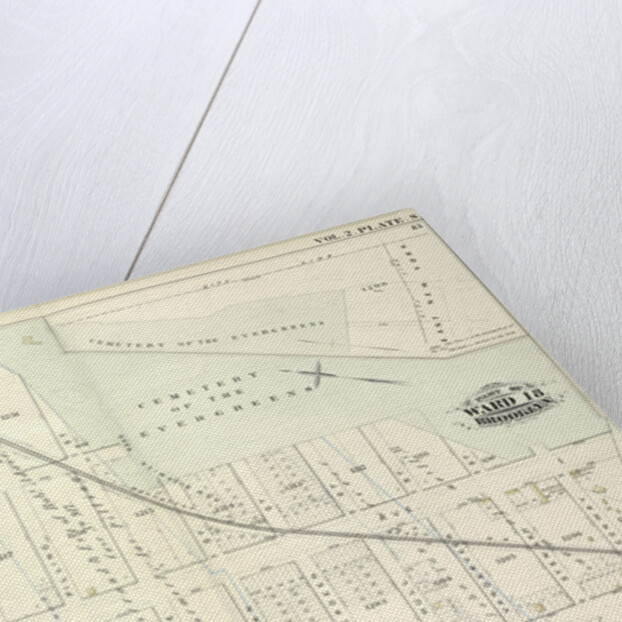 Map bound by Central Ave., Cemetery of the Evergreens, City Line, Broadway, Schaeffer St; Including Evergreen Ave., Bushwick Ave., Van Voorhees St., Cooper St., Fairfax St., Pilling St., Granite St., Furman St., Aberdeen St., Hull St., New York by Anonymous