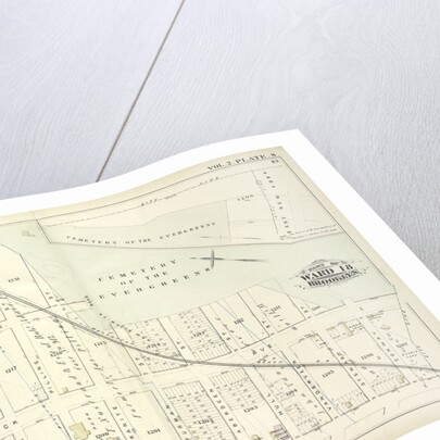 Map bound by Central Ave., Cemetery of the Evergreens, City Line, Broadway, Schaeffer St; Including Evergreen Ave., Bushwick Ave., Van Voorhees St., Cooper St., Fairfax St., Pilling St., Granite St., Furman St., Aberdeen St., Hull St., New York by Anonymous