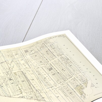 Map bound by Ninth Ave., Prospect Park, City Line, Greenwood Cemetery; Including Howard Pl., Fuller Pl., Tenth Ave., Eleventh Ave., Twenty-Second St., Twenty-First St., Nineteenth St., Eighteenth St., Seventeenth St., Prospect Ave., Sh., New York by Anonymous