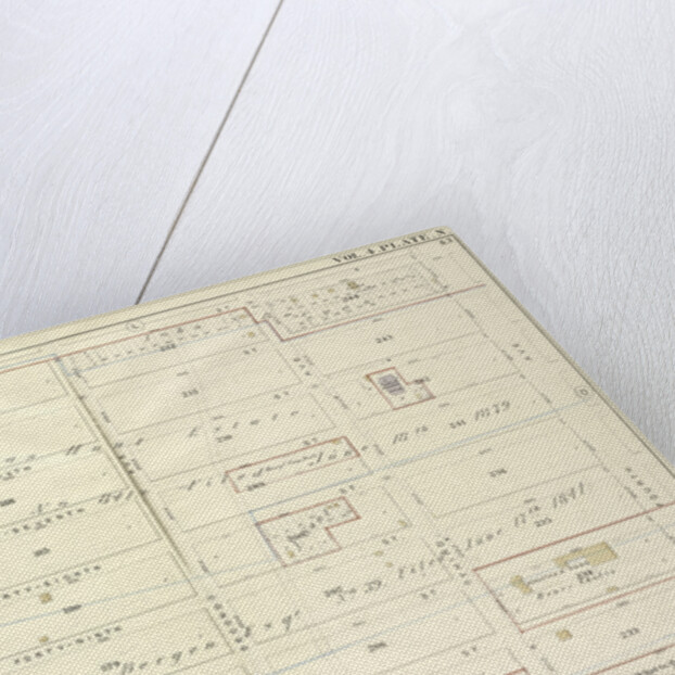 Map bound by Greenwood Cemetery, City Line, Forty-Fourth St., Fifth Ave; Including Thirty-Seventh St., Thirty-Eighth St., Thirty-Ninth St., Fortieth St., Forty-First St., Forty-Second St., Forty-Third St., Sixth Ave., Seventh Ave., Ei., New York by Anonymous