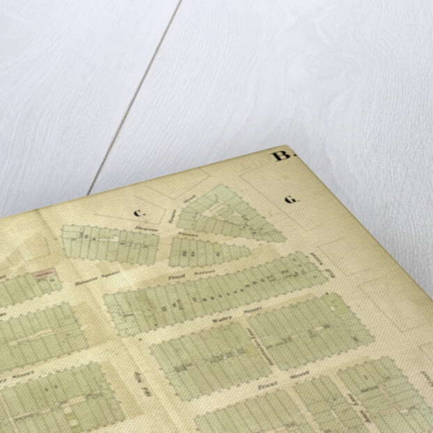 Map bounded by Stone Street, Beaver Street, Hanover Street, Wall Street, South Street, Coenties Slip; Including Pearl Street, Water Street, Front Street, Old Slip, Gouverneurs Lane, Jones Lane, New York by Anonymous