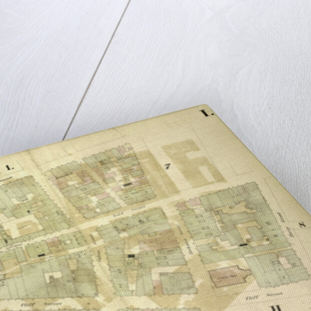 Map bounded by William Street, Beekman Street, Gold Street, Ferry Street, Cliff Street, Pearl Street, Platt Street; Including Riders Alley, Cliff Street, John Street, Fulton Street, New York by Anonymous