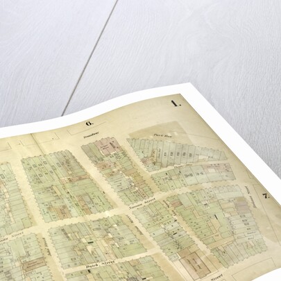 Map bounded by Broadway, Parks Row, Beekman Street by Anonymous