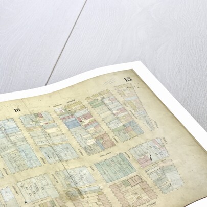 Map bounded by Church Street, Canal Street, Elm Street, Pearl Street; Including Franklyn Place, Broadway, Benson Street, Courtlandt Alley, Worth Street by Anonymous