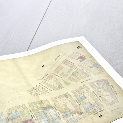 Map bounded by West Broadway, Varick Street, Laight Street, Canal Street, Church Street by Anonymous