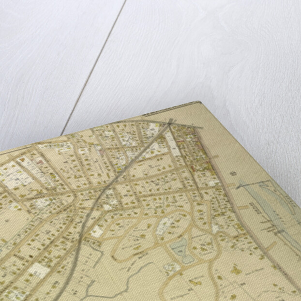 Map bounded by The Strand; Cornell Ave., Clinton Ave., Mott Ave; Including Central Ave., Bay Ave., Fulton Ave., Rochester Ave., Nortons Creek, Jamaica Bay, New York by Anonymous