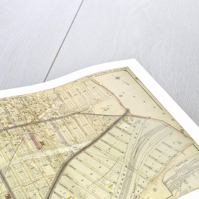 Map bounded by Jamaica Ave., North Wood Side, Middleburg Ave., Laurel Hill Ave., Madden St., Van Buren St., Lowery St., Bragaw St., New York by Anonymous
