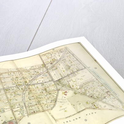 Map bounded by Kelly Ave., Woodside Ave., Greepoint Ave., Thomson Ave; Including Astoria Road Highway to Calvary Cemetery Celtic Ave., Middleburg Ave., Jackson Ave., New York by Anonymous