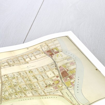 Map bounded by Berlin Ave., Newtown Creek, Laurel Hill Boulevard; Including Newtown Ave., Old Brook School Road, Newtown Turnpike, New York by Anonymous