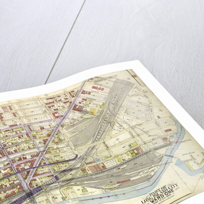 Map bounded by Pier St., River St., Front St., Newtown Creek; Part of Long Island City Ward One Part of Old Ward 1., New York by Anonymous