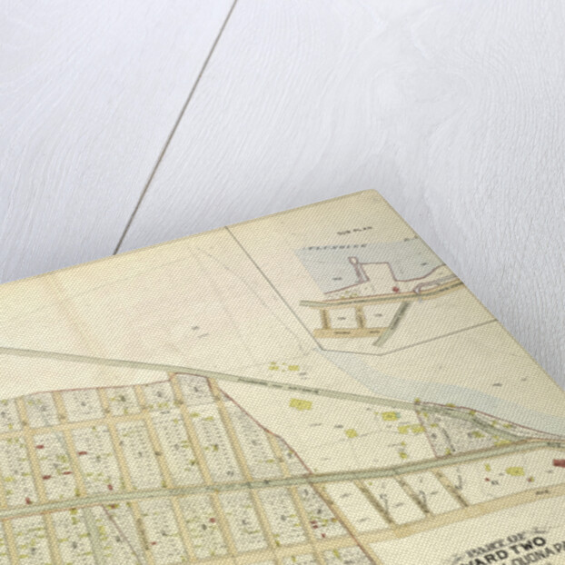 Map bounded by Old Bowery Road, Flushing and Astoria Road, Coddington PL; Including Park Ave., Lent St., Flushing Turnpike, Junction Ave; Sub Plan, New York by Anonymous