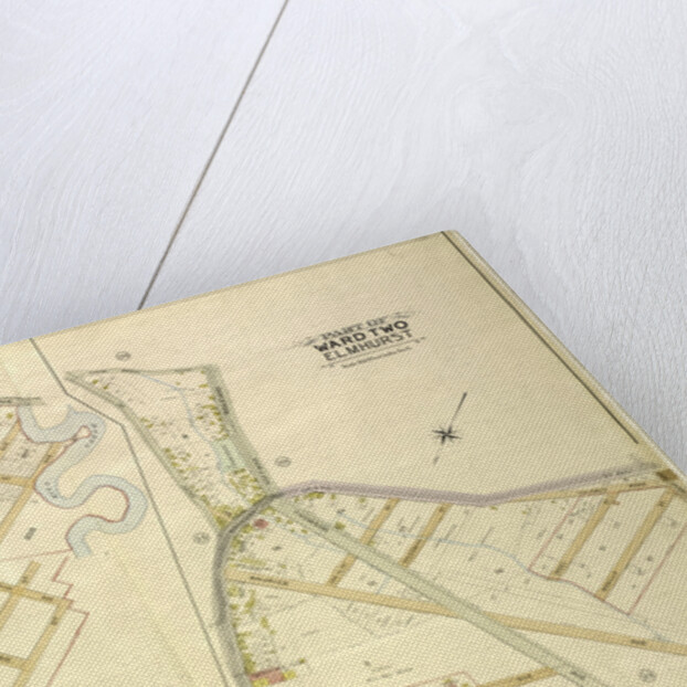 Map bounded by Corona Ave., Mill Creek, Walker St., Oxford St., Pine St., Washington Ave; Including Plateau St., Smith St., Orchard St., Home St., Fairview St., Longview St; Part of Ward Two Elm., New York by Anonymous