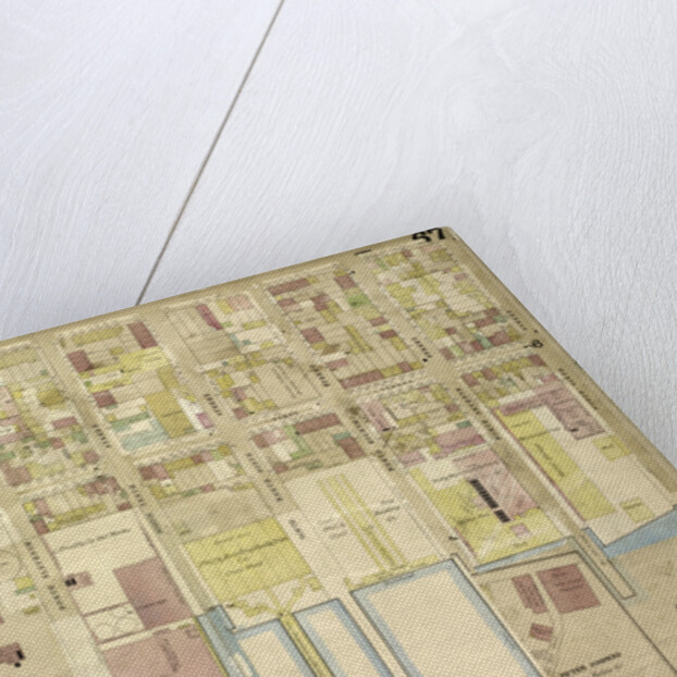 Map bounded by Wythe Ave., North 6th St., East River, Kent Ave; Including North 12th St., North 11th St., North 10th St., North 9th St., North 8th St., North 7th St., New York by Anonymous