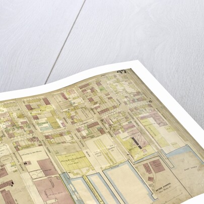 Map bounded by Wythe Ave., North 6th St., East River, Kent Ave; Including North 12th St., North 11th St., North 10th St., North 9th St., North 8th St., North 7th St., New York by Anonymous