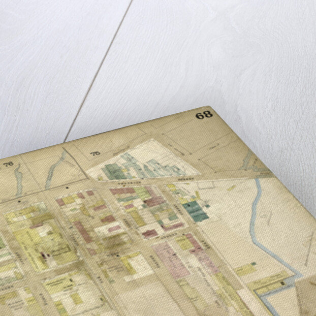 Map bounded by Meserole Ave., Gem St., Franklin St., North 15th St., East River, Kent St., Green Point Ave; Including Milton St., West St., Noble St., Oak St., Calyer St., Quay St., New York by Anonymous