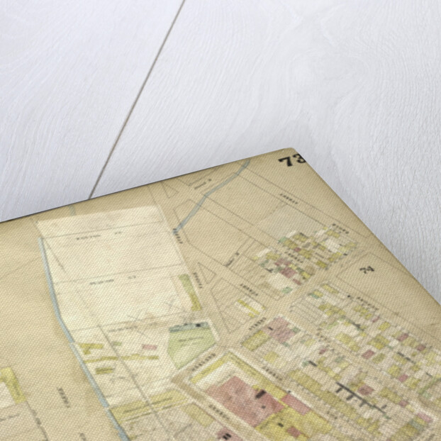 Map bounded by Jacks Creek, Ranton St., Pequod St., Shawnet St., Paidge Ave., Prorost St., Eagle St., Du Pont St., Clay St., Box St; Including Manhattan Ave. Late Union Place, Ash St., Oakland, New York by Anonymous