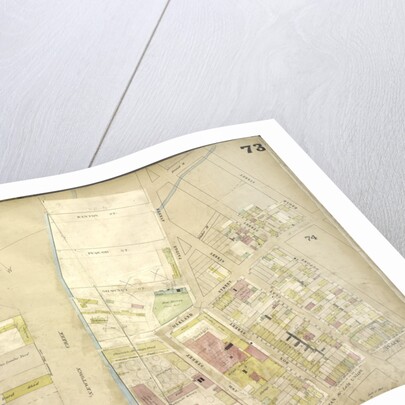 Map bounded by Jacks Creek, Ranton St., Pequod St., Shawnet St., Paidge Ave., Prorost St., Eagle St., Du Pont St., Clay St., Box St; Including Manhattan Ave. Late Union Place, Ash St., Oakland, New York by Anonymous